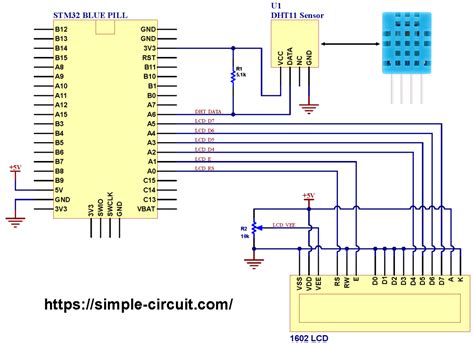 STM32 Blue Pill with DHT11 Temperature & Humidity Sensor