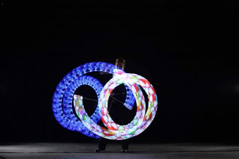 LED Jelly Poi 24 - Custom Programmable Poi - Sacred Flow Art