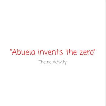 Abuela Invents the Zero Theme Activity by Erin Obi | TPT