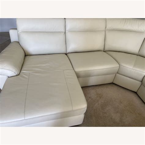 Macy's 6-piece Leather Sectional Sofa - AptDeco