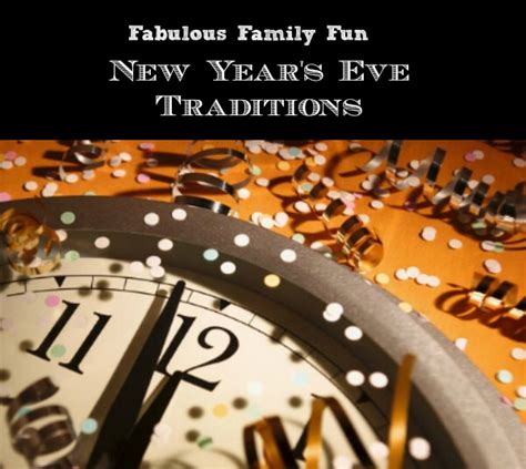 New Year’s Eve Traditions, Family Fun Ideas for New Year’s Eve (& Day ...