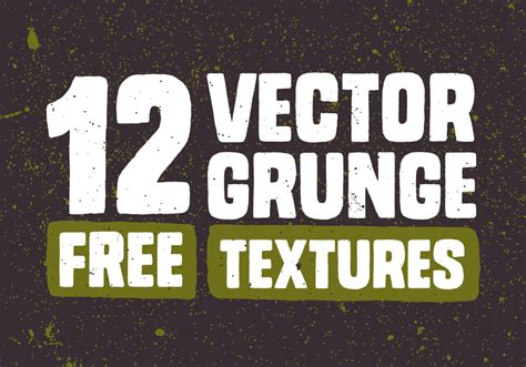 12 Free Vector Grunge Textures to Erode Your Artwork