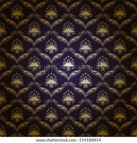 Damask seamless floral pattern. Royal wallpaper. Floral ornaments on a ...