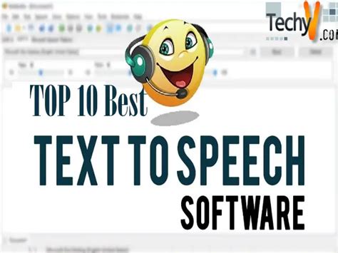 Potential of Text-to-Speech Software - Animation Software