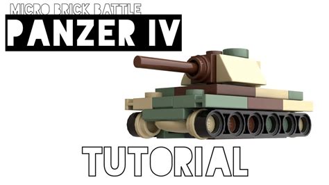 WW2 Lego Battlin’ Bricks/Micro Brick Battle Panzer IV tutorial/Building ...