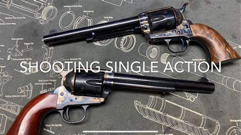 Shooting single action revolvers - YouTube