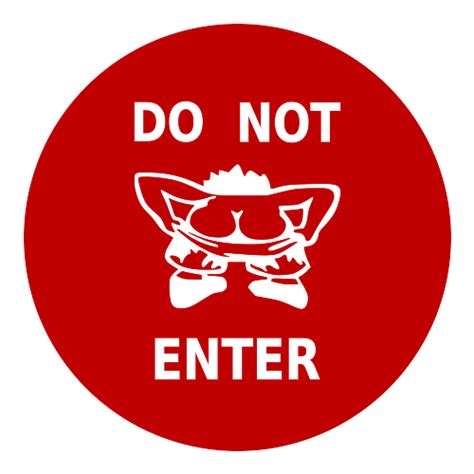 Do not enter humorous sign – PermaClipart