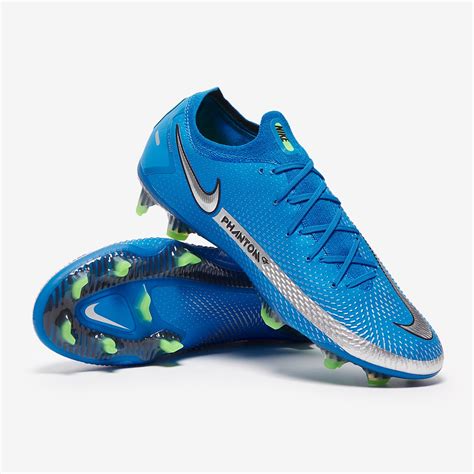 Nike Phantom GT Elite FG - Photo Blue/Metallic Silver/Rage Green - Firm Ground - Mens Boots ...