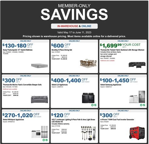 Costco Special Buys and Warehouse Savings from May 17