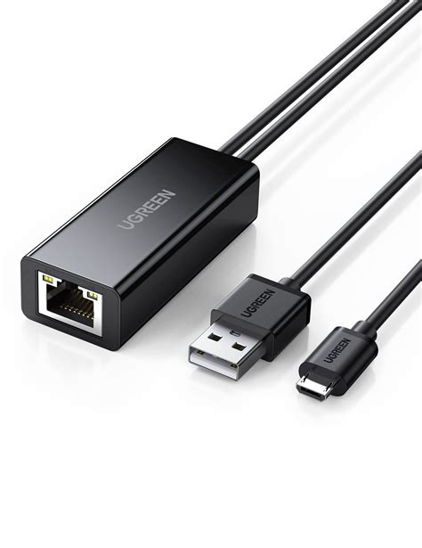 UGREEN Ethernet Adapter for TV Stick (Black) | AHW Store