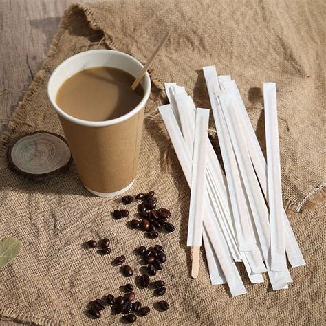 Wrapped Wooden Coffee Stirrers | Coffee stirrers, Stirrers, Coffee