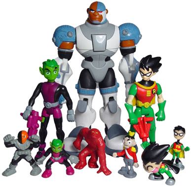 Bandai Teen Titans Action Figures - RTM Spotlight