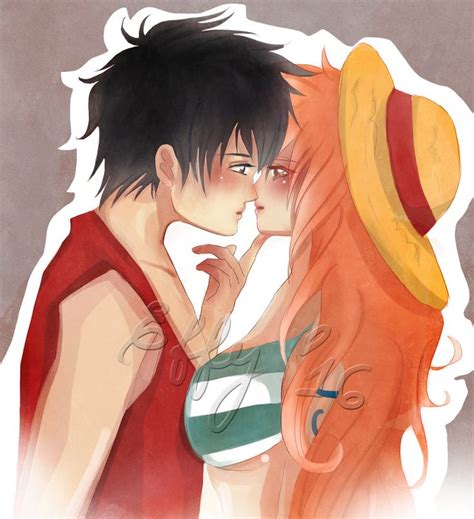 Luffy x Nami by effy7.deviantart.com on @DeviantArt | Luffy x nami, Luffy, Anime