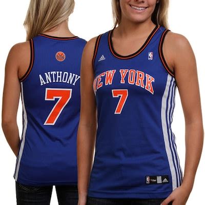 adidas Carmelo Anthony New York Knicks Women's Replica Jersey - Royal Blue - NBA Store