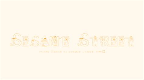 Sesame Street Font : Download Free for Desktop & Webfont