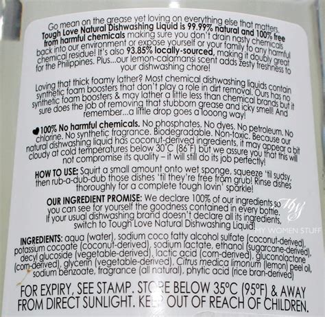 Review: Human Nature Tough Love Dishwashing Liquid