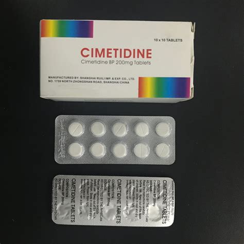 Cimetidine Tablets 200mg 400mg - China Cimetidine and 200mg