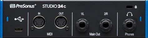 PreSonus® Studio 24c | PreSonus® Studio 24c