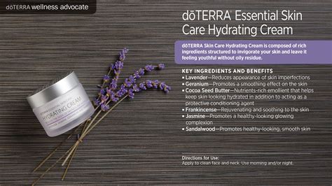 #doterra Essential Skin Care Hydrating Cream | Skin care essentials ...