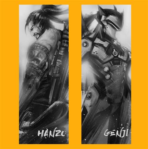 ArtStation - Overwatch - Hanzo Genji