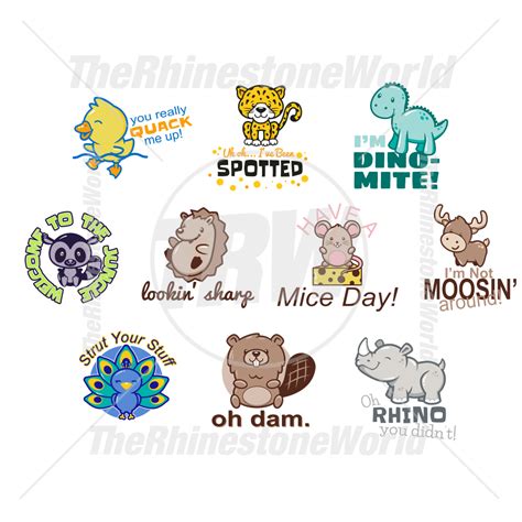 Animal Puns Live Template Mini Pack Vol 5