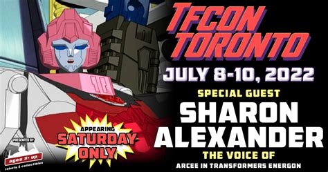 Transformers voice actor Sharon Alexander to attend TFcon Toronto 2022