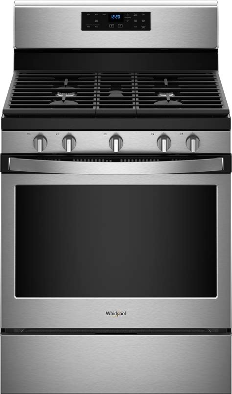 Best Buy: Whirlpool 5.0 Cu. Ft. Self-Cleaning Freestanding Gas Range Stainless steel WFG525S0HS