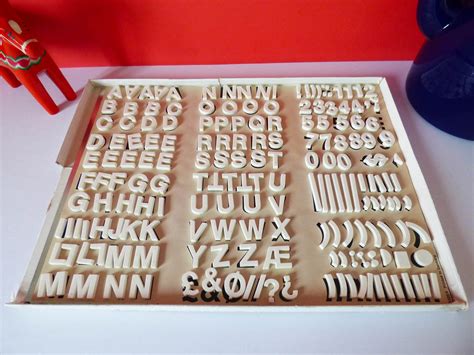 Vintage Magnetic letters with magnet board Full set.