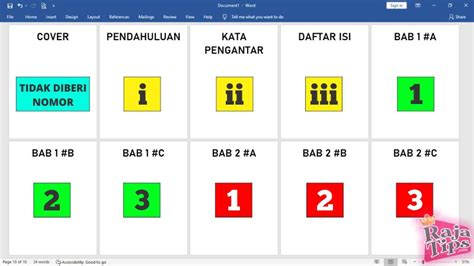 Cara Membuat Nomor Halaman Berbeda Di Setiap Awal Bab - Riset