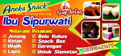 Desain Banner Toko Aneka Snack Makanan Ringan cdr | Kumpulan Desain ...