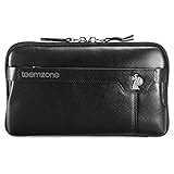 Amazon.com: Teemzone Men's Genuine Leather Business Clutch Bag Handbag Wallet Organizer Zipper ...