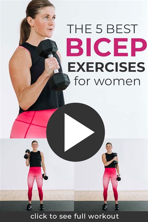 5 Best Bicep Exercises (Workout Video) | Nourish Move Love