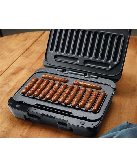 Johnsonville BTG0500 Sizzling Sausage 3-in-1 Indoor Electric Grill - Macy's