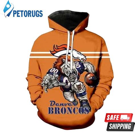 Denver Broncos Nfl Denver Broncos Apparel 19505 3D Hoodie - Peto Rugs