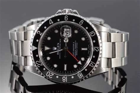 Rolex Black Face Stainless GMT Master II Watch Watch - Men's | Property Room