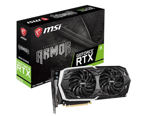 Specification GeForce RTX 2070 ARMOR 8G | MSI Global - The Leading Brand in High-end Gaming ...