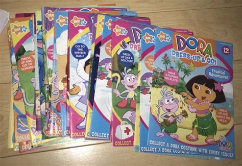 DORA THE EXPLORER magazine collection dress up and go £16.99 - PicClick UK