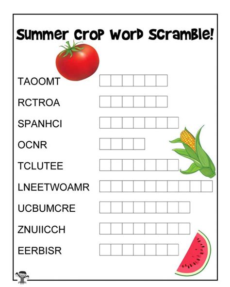 Fun Word Scramble Worksheets | 101 Activity