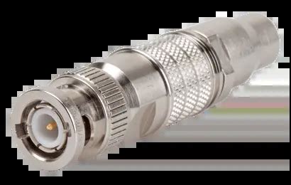 COAXIAL CONNECTOR, BNC, 50 Ohm, Straight cable - HUBER+SUHNER