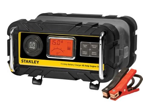 Stanley® 15-Amp Battery Charger with 40-Amp Engine Starter, 1 ct - Fred ...