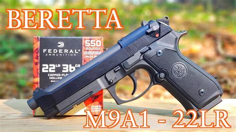 BERETTA 92FS M9A1 22LR REVIEW - YouTube