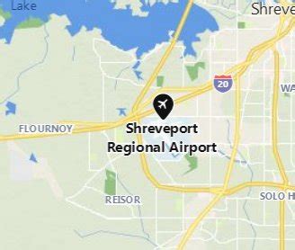 Shreveport Regional Airport [Shreveport nbhd], Louisiana area map & More