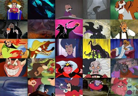 Disney Main Villains in Movies Part 1 by dramamasks22 on DeviantArt