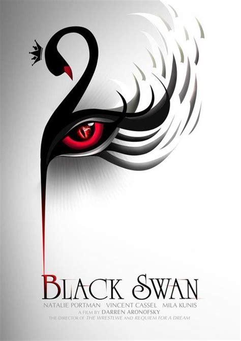 Alternative Black Swan Poster #black #swan #poster #movie #illustration | Poster design ...