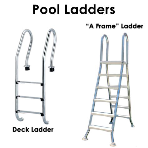 Pool Ladders - Deck and A Frame - Polyworld