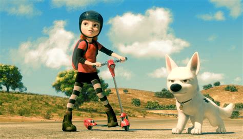 Penny from 'Bolt' on scooter | Animated movies for kids, Animated movies, Bolt disney