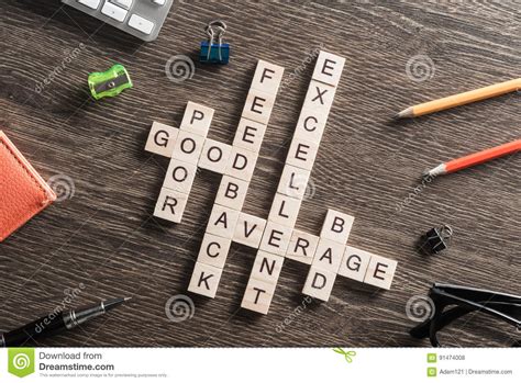 Conceptual Media Keywords on Table with Elements of Game Making Crossword Stock Photo - Image of ...