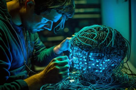 A mechatronic engineer building a positronic brain by conceptmarques on DeviantArt