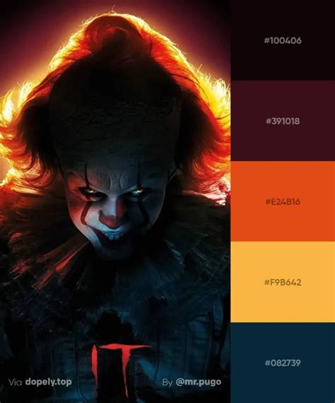 8 Horror Color Palettes | Horror Movie Color Palettes - Webgyaani