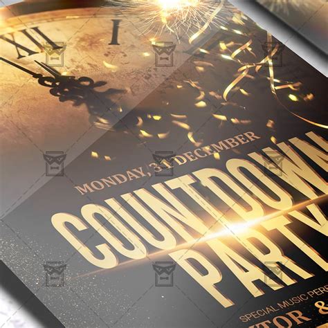 Countdown Party Flyer - Seasonal A5 Template | ExclsiveFlyer | Free and ...